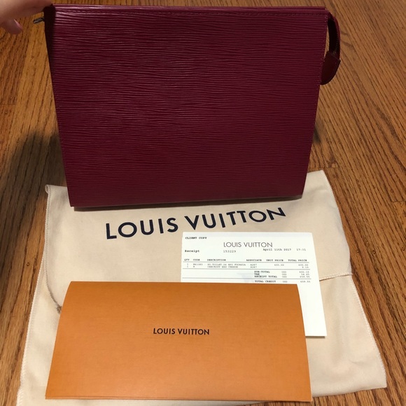 louis vuitton toiletry pouch 26 epi leather